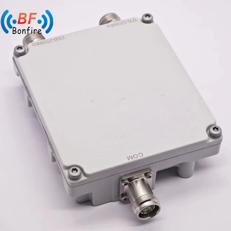クアッドバンドコンビナーディプレクサー 1710-1880 1920-2170 2300-2400 2500-2700MHz DIN 女性