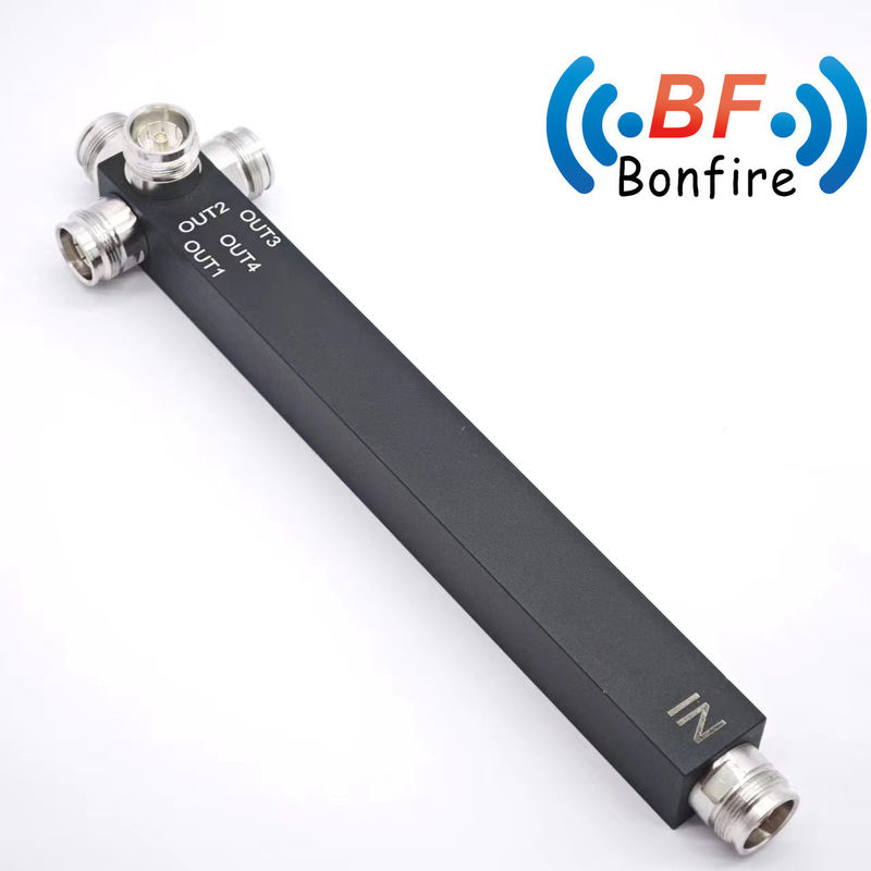 室内/室外 IP65 4 Way 反応電源分割器 4.3-10 コネクタ 698-3800MHz