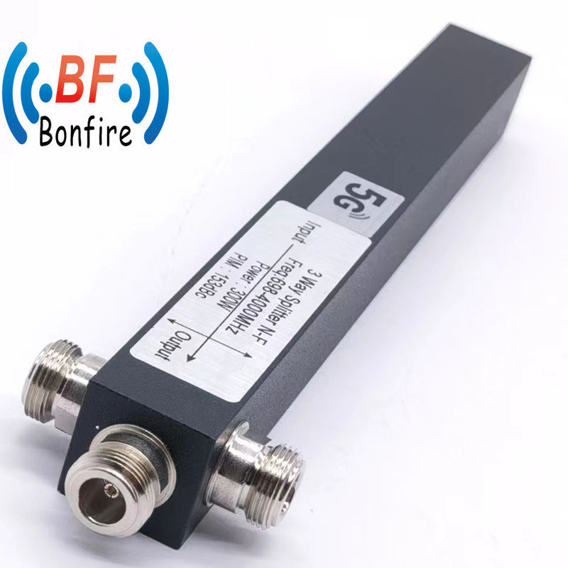 3 Way 617-4000MHz Low Pim 4.3-10 OEM/ODM生産のための女性空心電源分割器