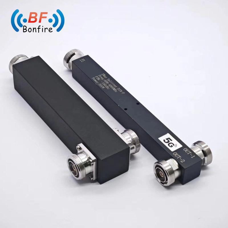 50W 2 Way Power Splitter N 女性 緊急システム UHF 617-4000MHz 低周波