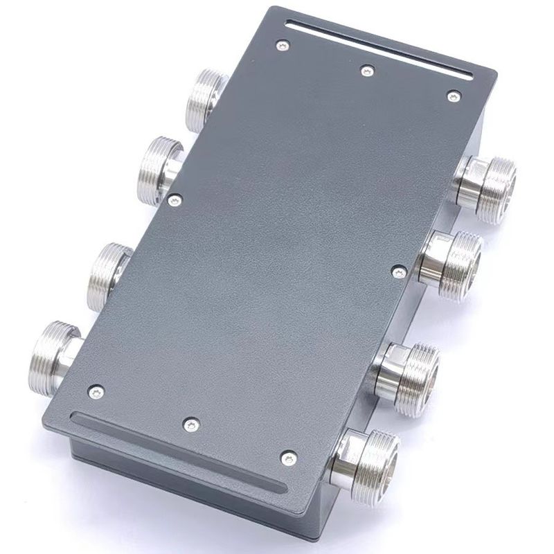 ハイブリッドコンビナー ハイブリッドカップラー 4 in 4 out 698-3800MHz DIN-F と DIN-F インターフェース