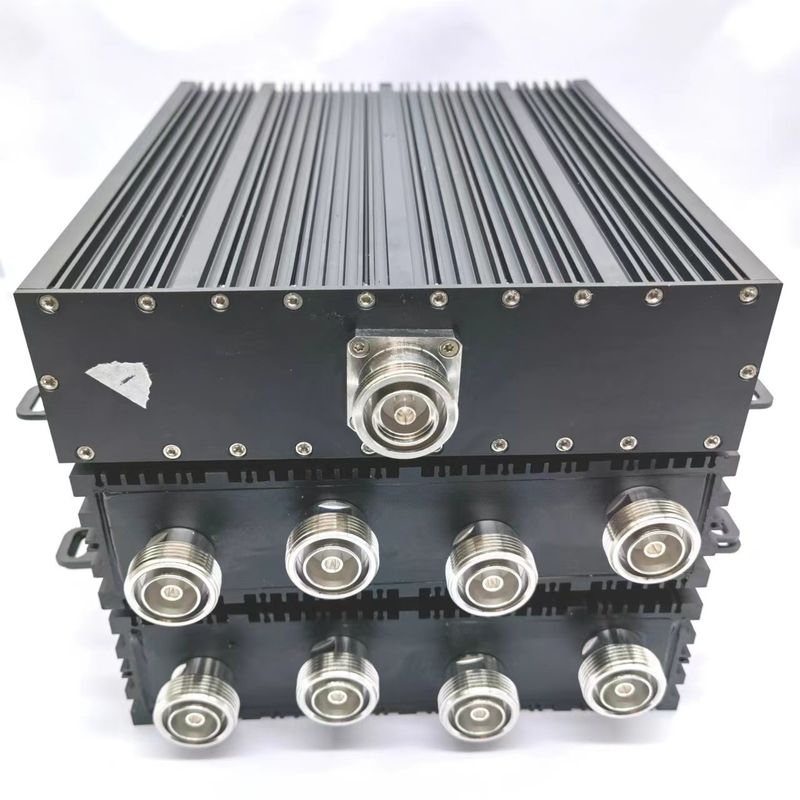 電気通信用 150dbcハイブリッドカップラー 4 in 1 698-3800MHz DIN-Fインターフェース