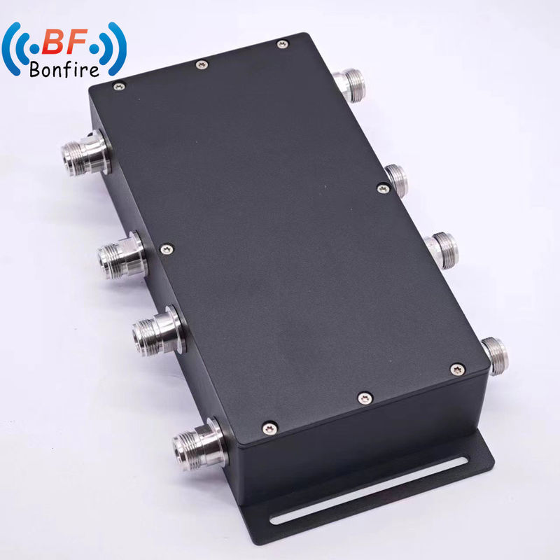 4 in 4 out RFハイブリッドコンビナー 建物内のハイブリッドカップラー 698-4000MHz DIN-女性