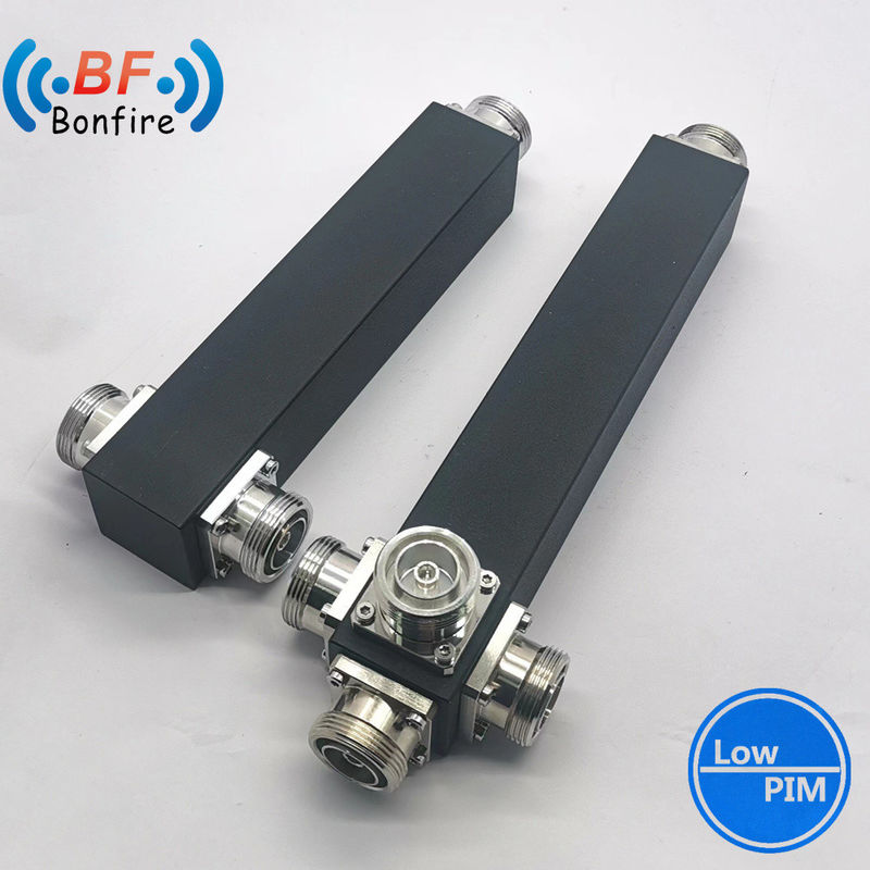 2方向の回転反応型RF電源分割器/電源分割器 GFQ-XXXXXX 698-3800MHz 黒
