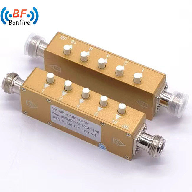 DC-3000MHz RF ステップアテンチュエータ 10dB 5W N-F インドール/アウトドア IP65 環境用