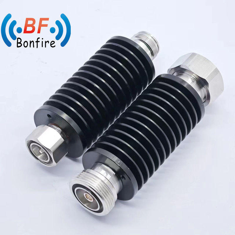 グレーDC-3800MHz RFコアシアルアテンチュエーター 40dB Nタイプ 男性から女性 10W低ピムアテンチュエーター