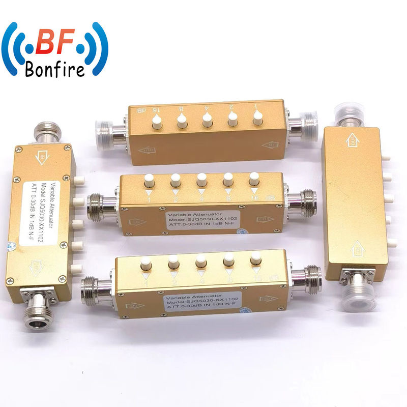 DC-3000MHz 5W 10W RF 変数減声器でシグナルをスムーズに制御するためのステップ減声器