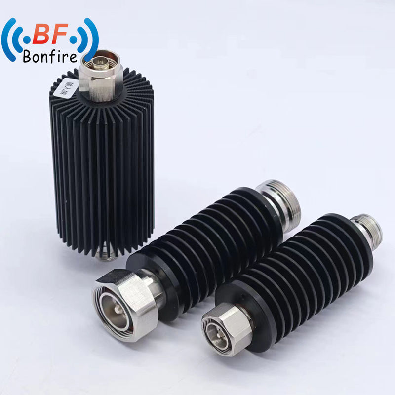 200W 調節可能な減衰器 変形減衰器 低ピム RF 同軸減衰器 グレー/赤