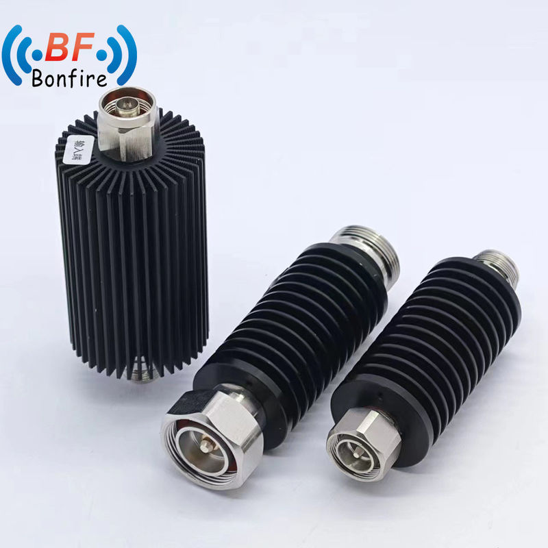 200W N型減速器 パワー DC-3800MHz 50オーム 3/6/10/15/20/30/40dB 調整可能 黒