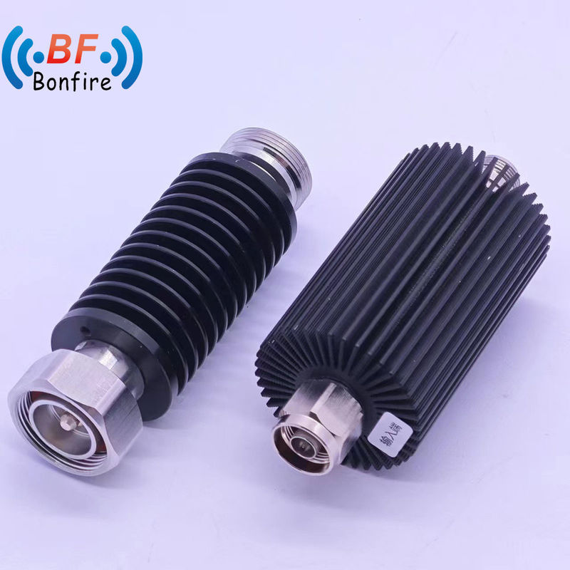 調節可能な減声器 同軸 N 男性から女性 50ohm RF 200W 周波数 DC-3800MHz 3-40dB