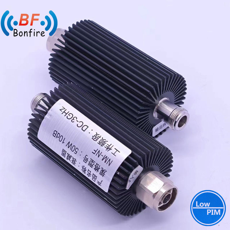 グレー 100W DC-3800MHz 3-40dB 調節可能な減衰器 電波同軸減衰器 電信システム