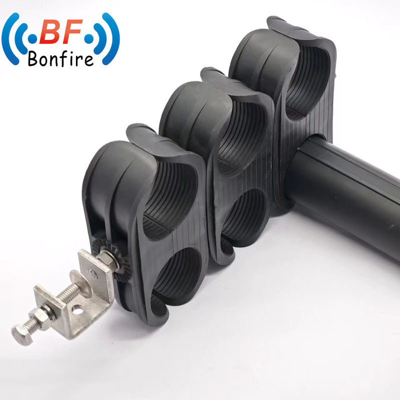 パーソナライズされた 5-7mm 13-14mm 3穴フック型フィッダークランプ 自閉ケーブルクランプ