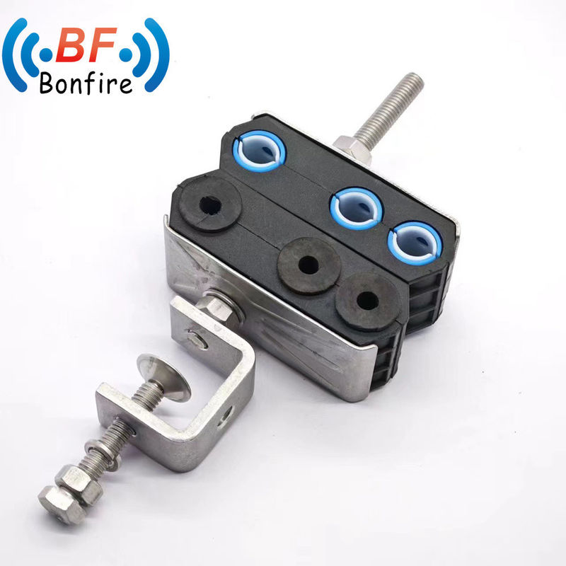 4.5-6mm 2* 7-22mm 建設プロジェクト用の3つのセールフック型ケーブルフィッダークランプ