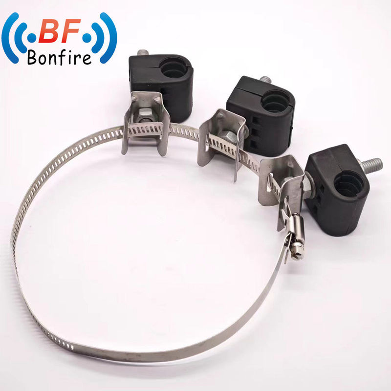 ケーブル管理用の3方向ファイバーと電源ケーブルフィッダークランプ 23.5-30.1mm 2* 4-8mm
