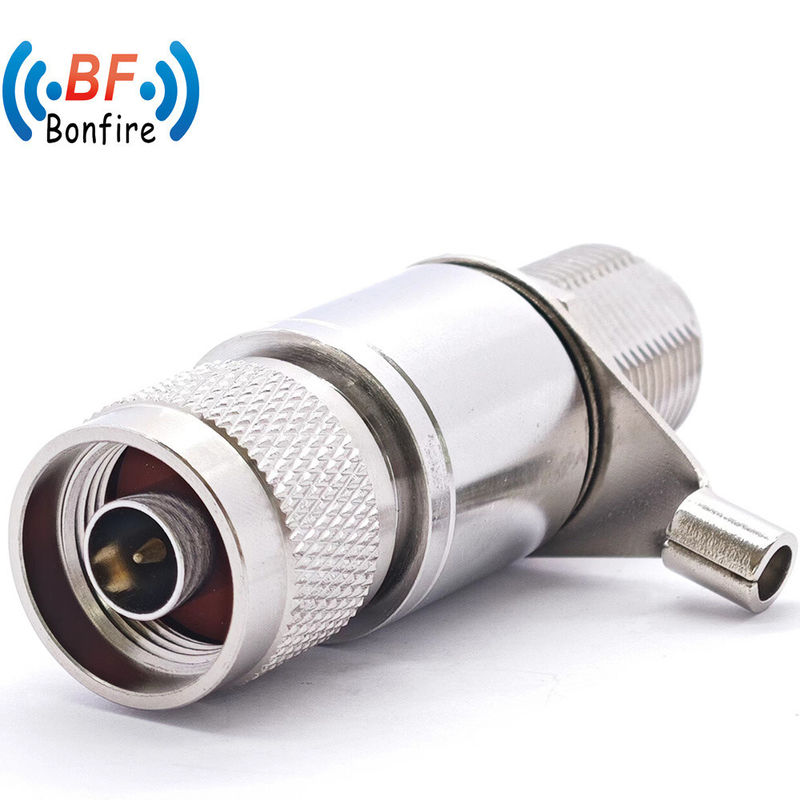 50ohm 男性から女性 コーアキシアルケーブル接続器 RF オーバージェス・アレスター N ジャック 女性からSMA プラグ 雷保護器 3G 6g
