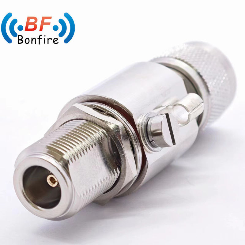 BLQ-XXXXX 698-3800MHz RF ダブル 女性 防雷 N-F から 4.3-10-F オーバージェス・アレスター