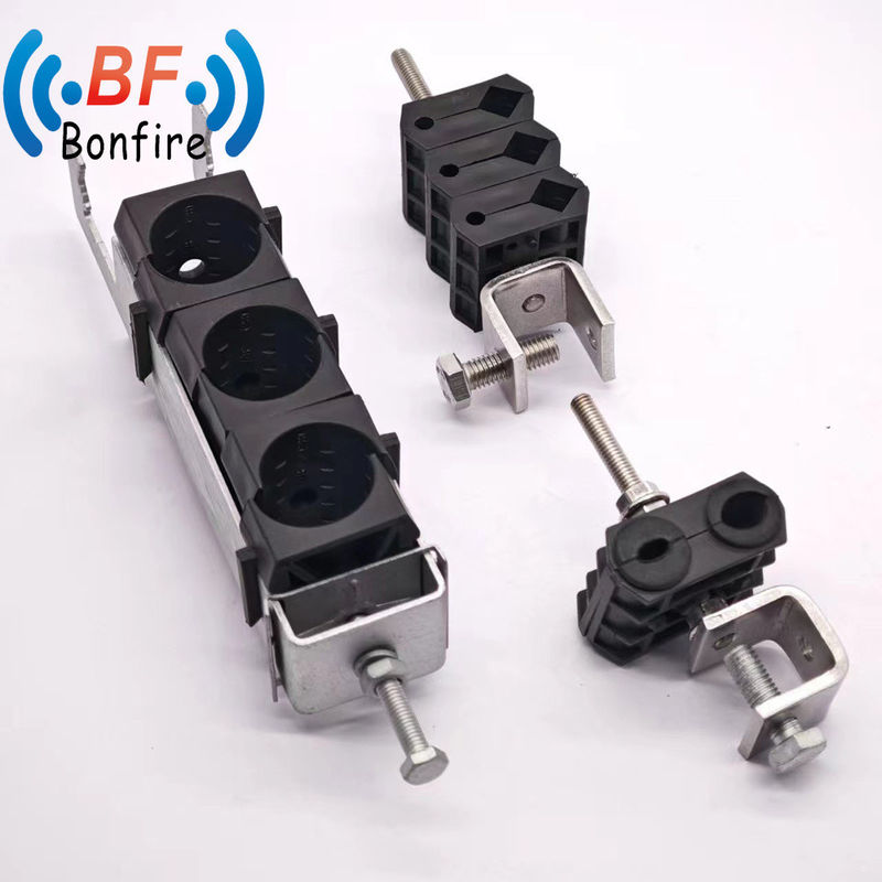 KXK-XXXXX 3/8 インチのフィッダークランプとプラスチック用LMR400ケーブル装置