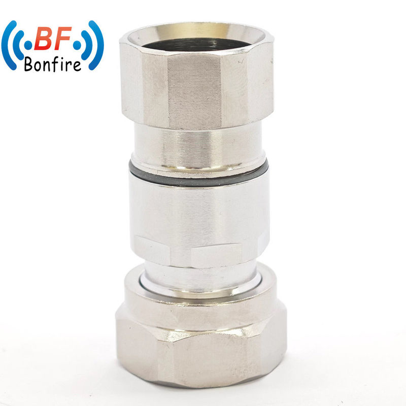 全 RoHS 準拠と RF 4.3-10 1/2 &quot;スーパーフレキシブル同軸ケーブルのための男性コネクタ