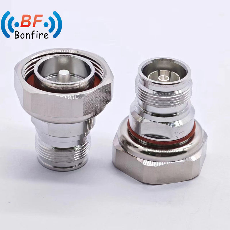低ピムRFコネクタ -160dbc DC-4GHz 4.3/10 男性からN 女性RFアダプタ
